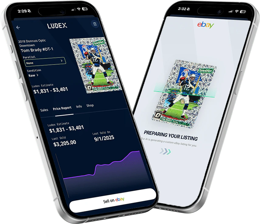 Ludex app scanning sports cards