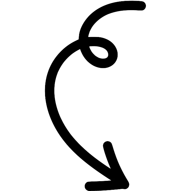 Arrow pointing to AI portrait results