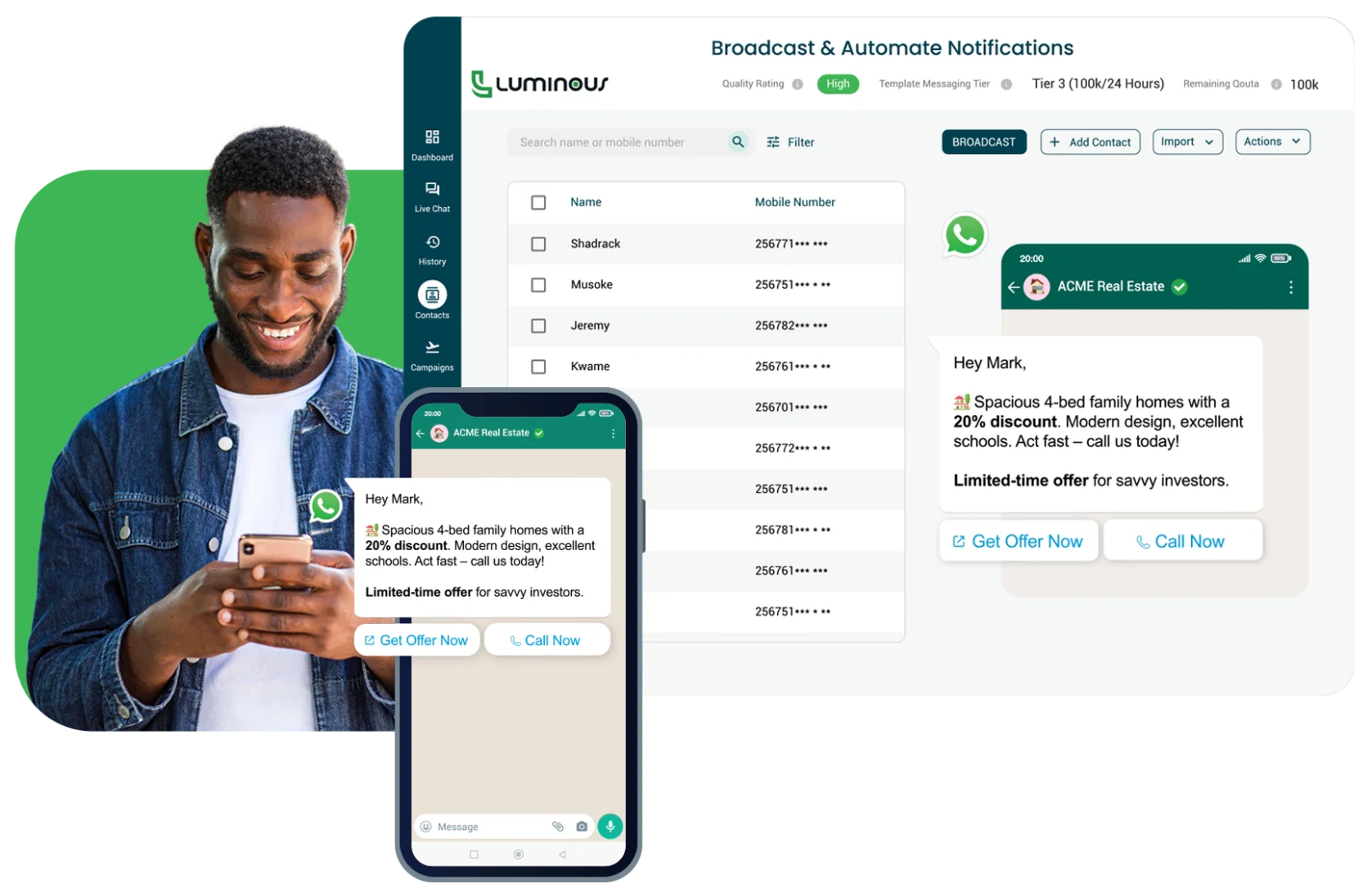 Luminouscrm product overview and engagement platform