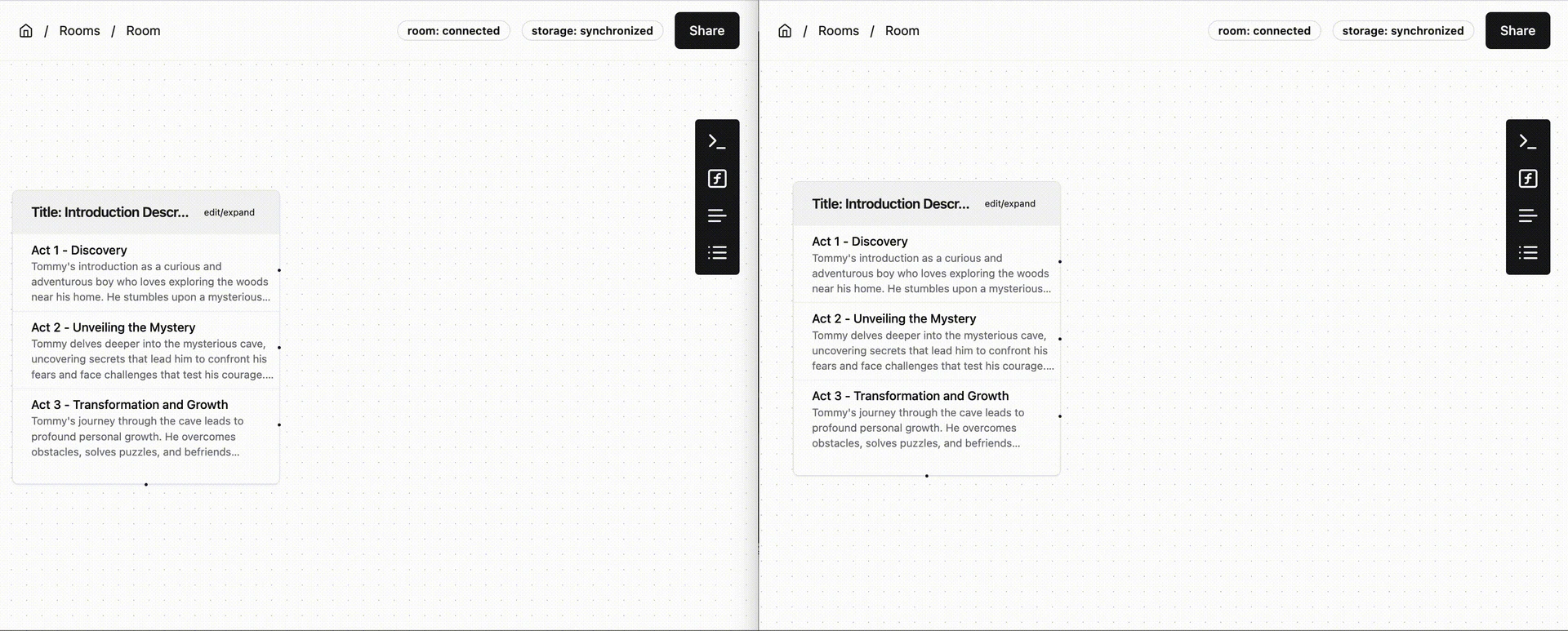 Lxiai real-time collaboration interface