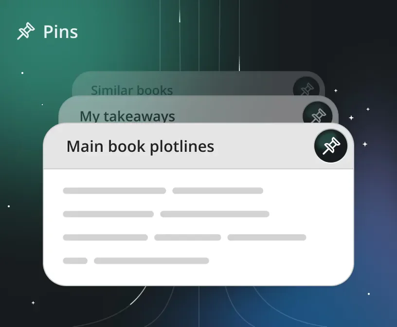 Managing pins in Lyrioai