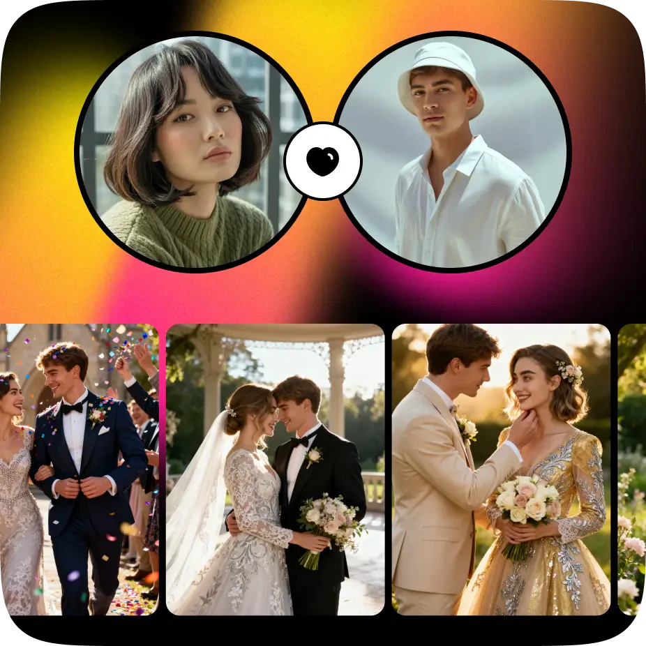 Magicshotai wedding photoshoot example