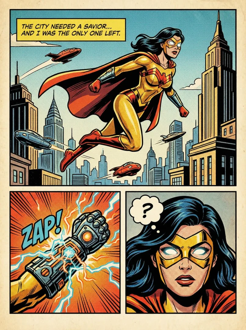 MangaMaker use case example - traditional black and white manga