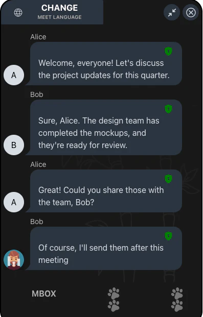 Mbox-meet real application scenario