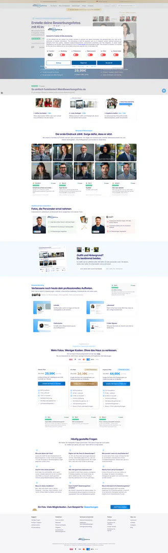 Meinbewerbungsfoto screenshot