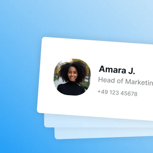 Meinbewerbungsfoto business card photo example