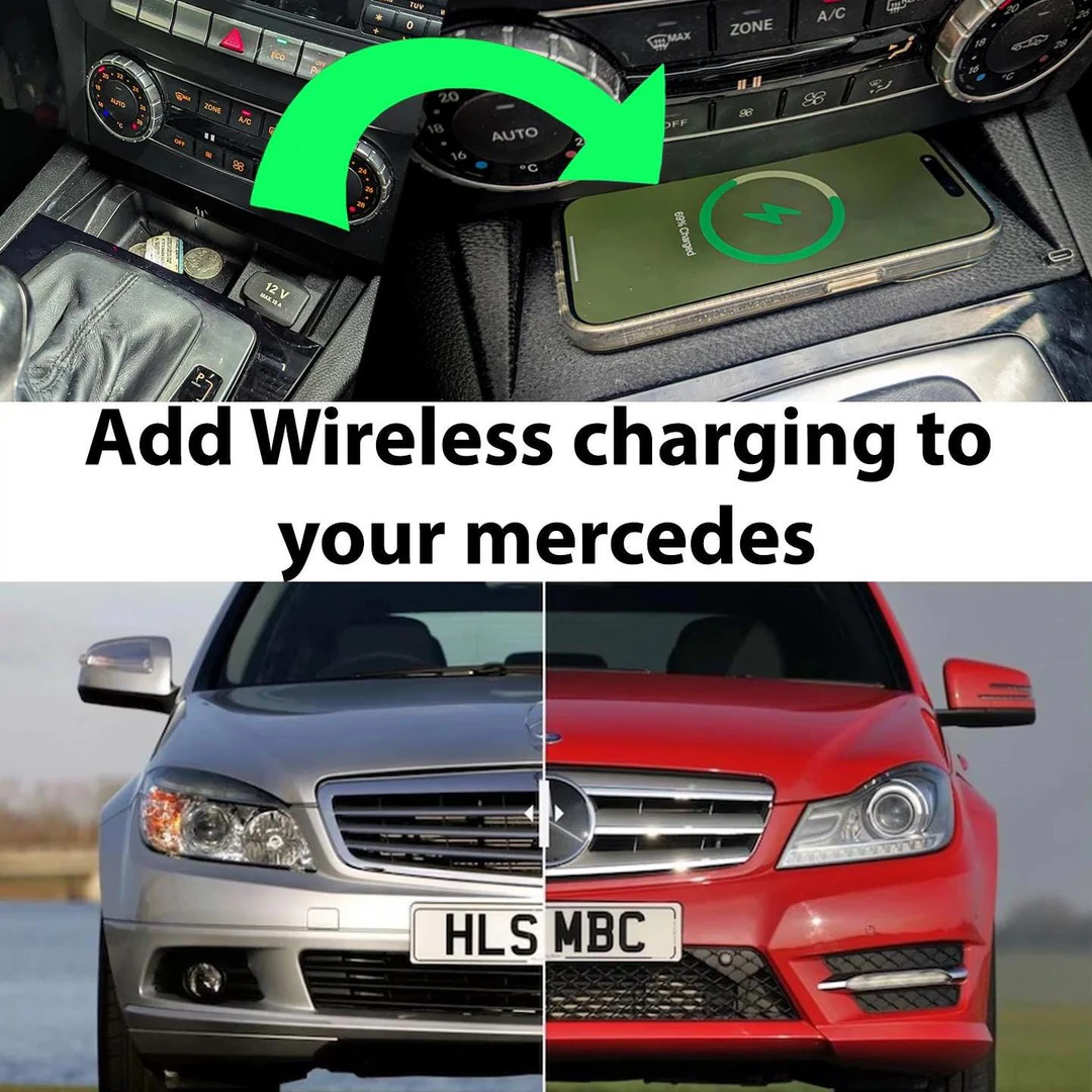 Melbah wireless charger for Mercedes interior