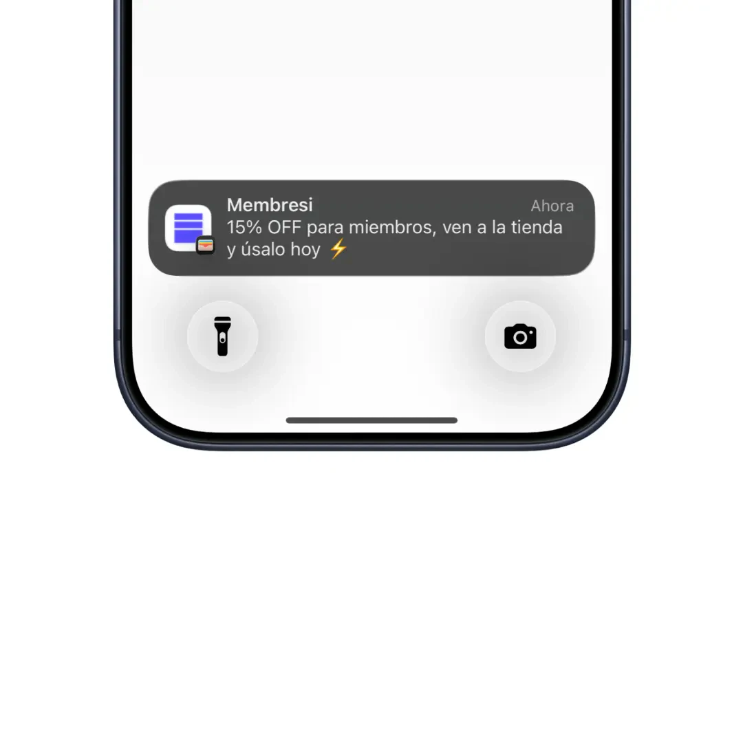 Membresi notification feature demonstration