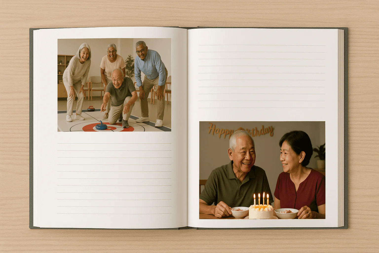 MemoryLane main features demonstration including reminders and tech support