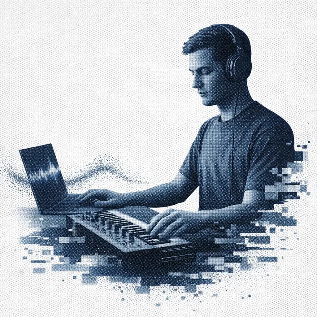 Showing MemoTune's AI song generation features