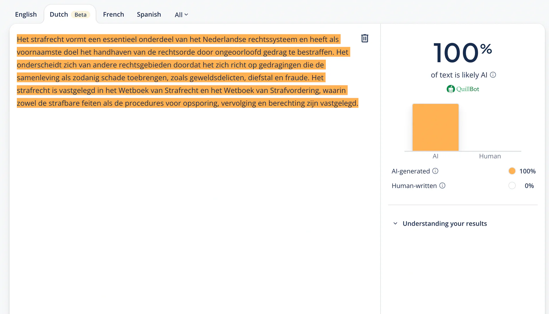 Mensify application example for academic writing