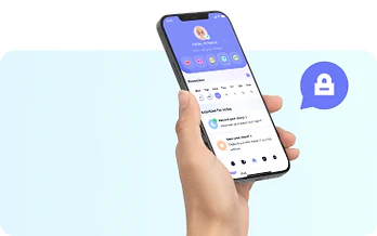 Mentat Ai app highlighting secure data feature