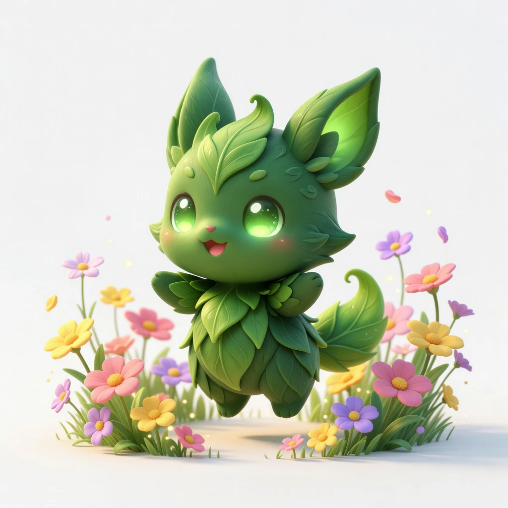 MindPet feature demonstration with character Leafling