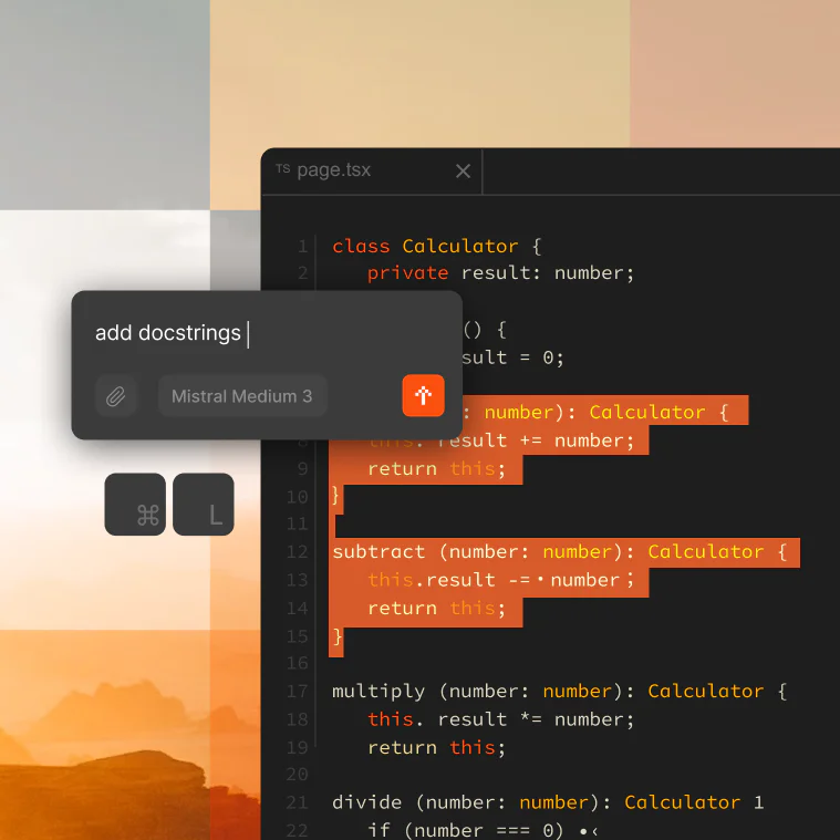 Mistral AI features for application development