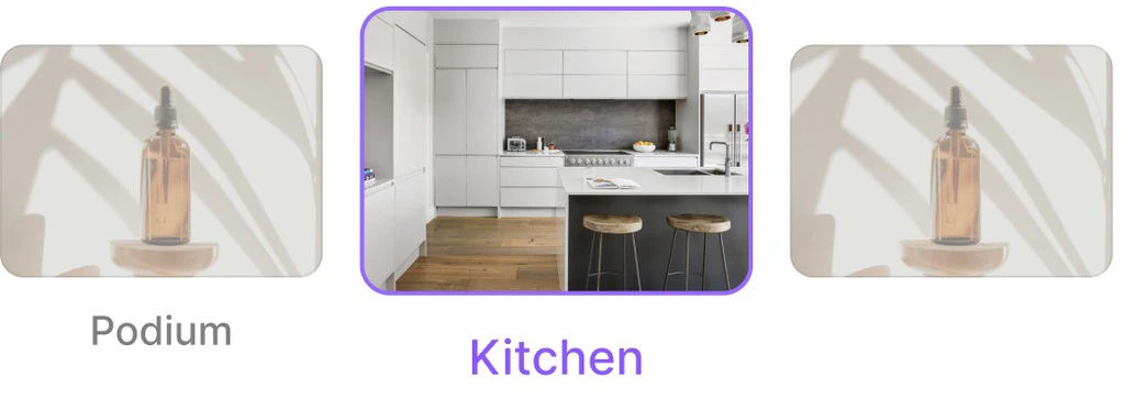 Mokker AI usage step - select template