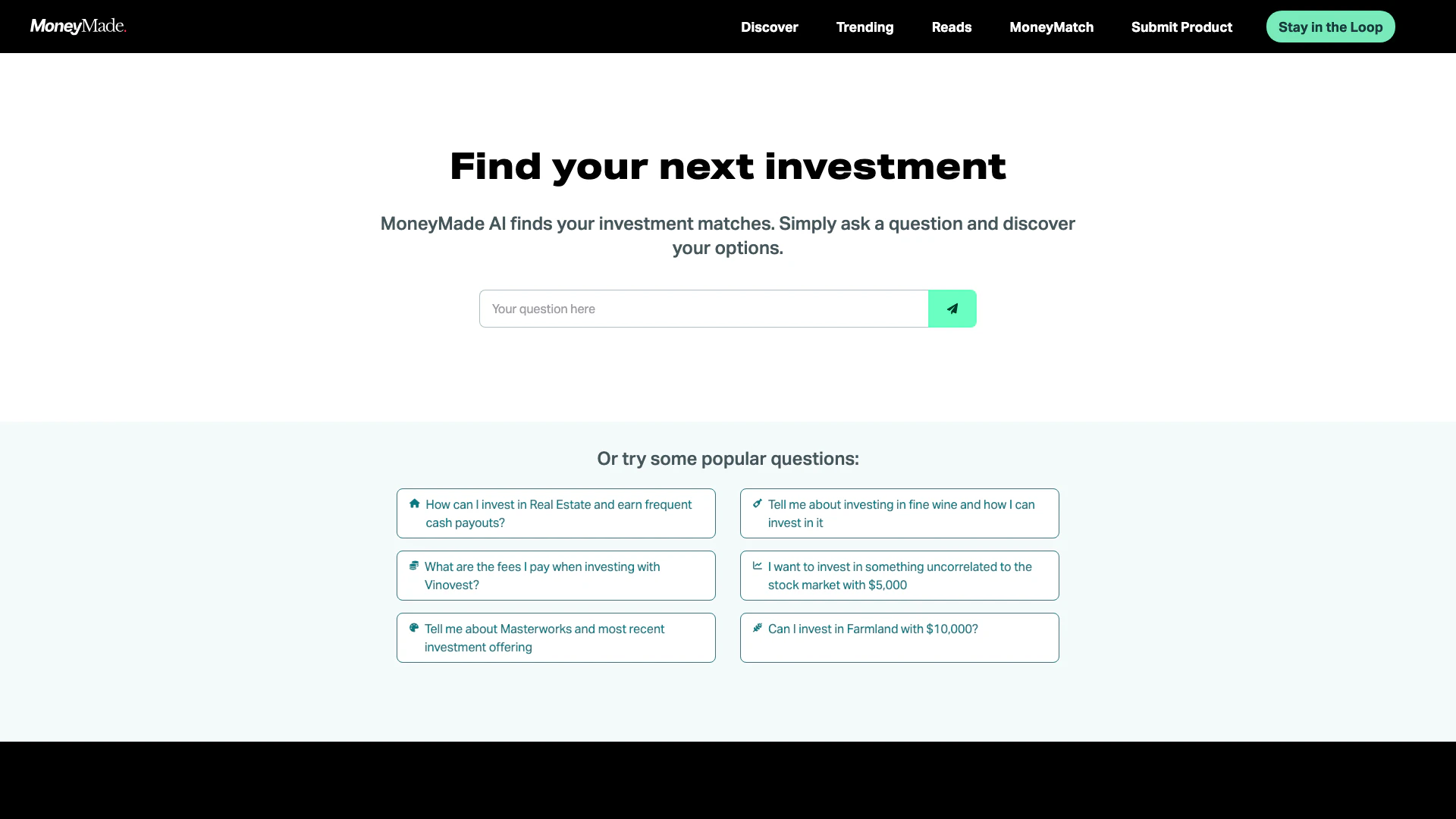 Moneymade screenshot