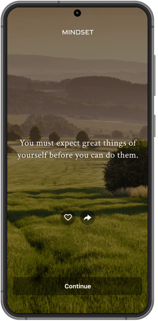 Mood Ai By Mindset daily quotes feature