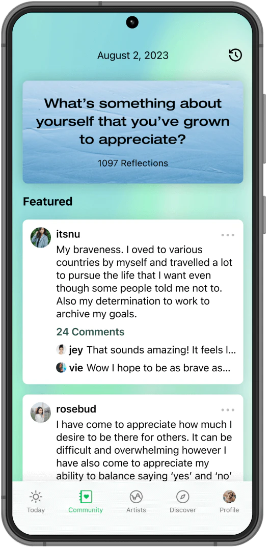 Mood Ai By Mindset community feature