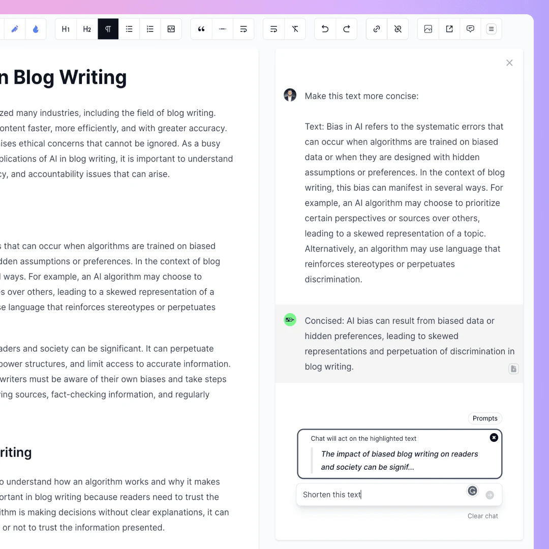 Moonbeam Smart Chat feature