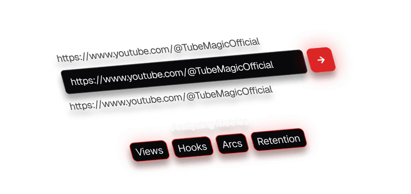 Feature demonstration of TubeMagic's video inspiration tool