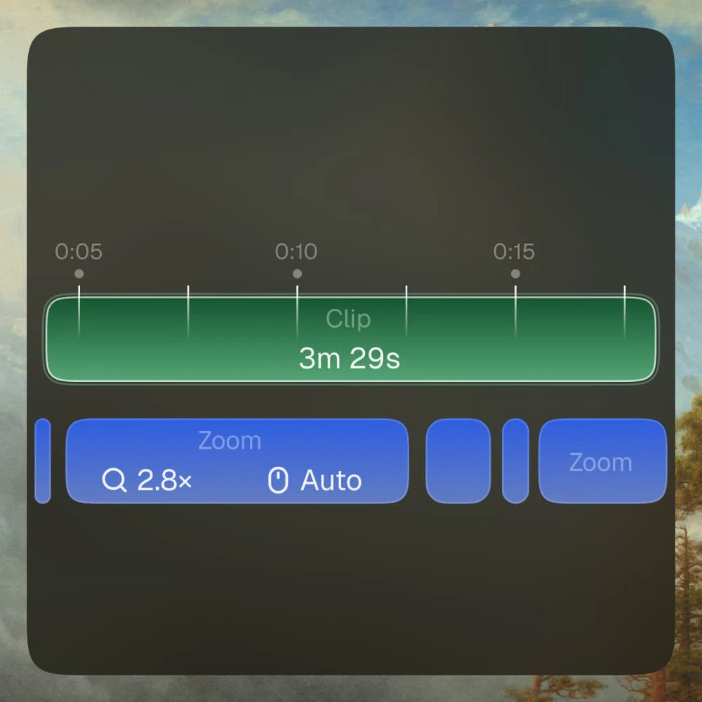 Motion timeline editor interface
