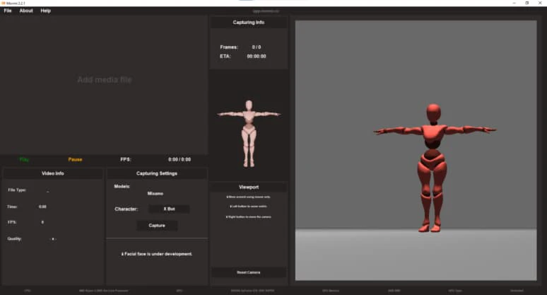 Using Movmi for 3D motion capture