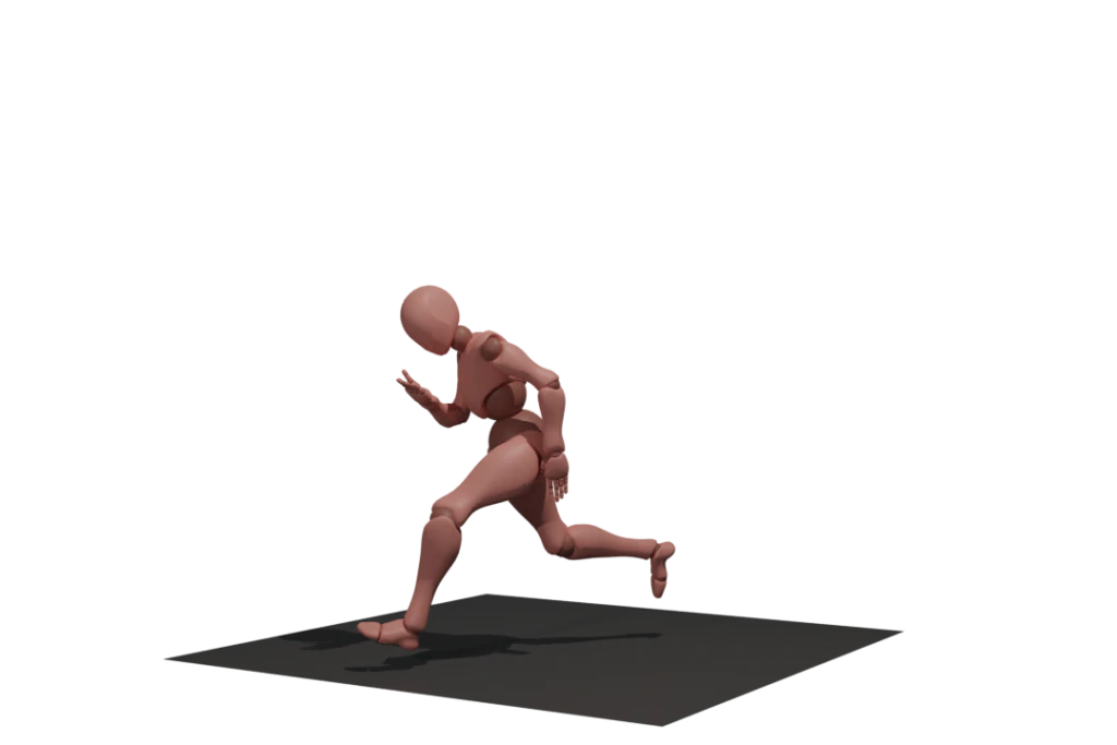 Example of 3D pose generated by Movmi