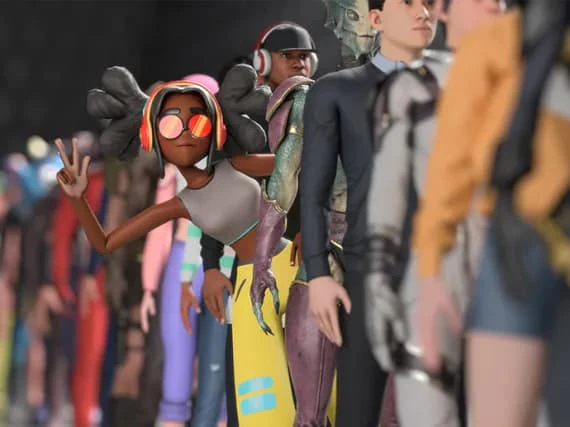 Mixamo character integration with Movmi