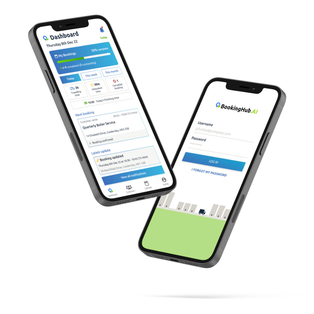 My Booking Hub interface features