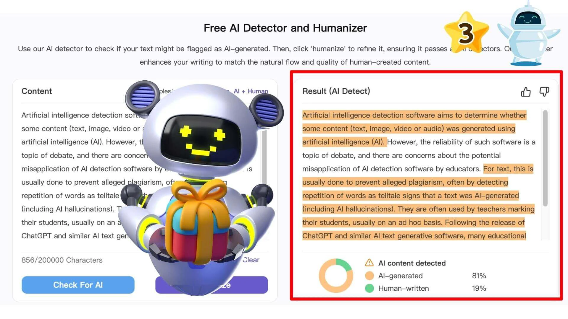 Mydetectorai step 3: View detection results