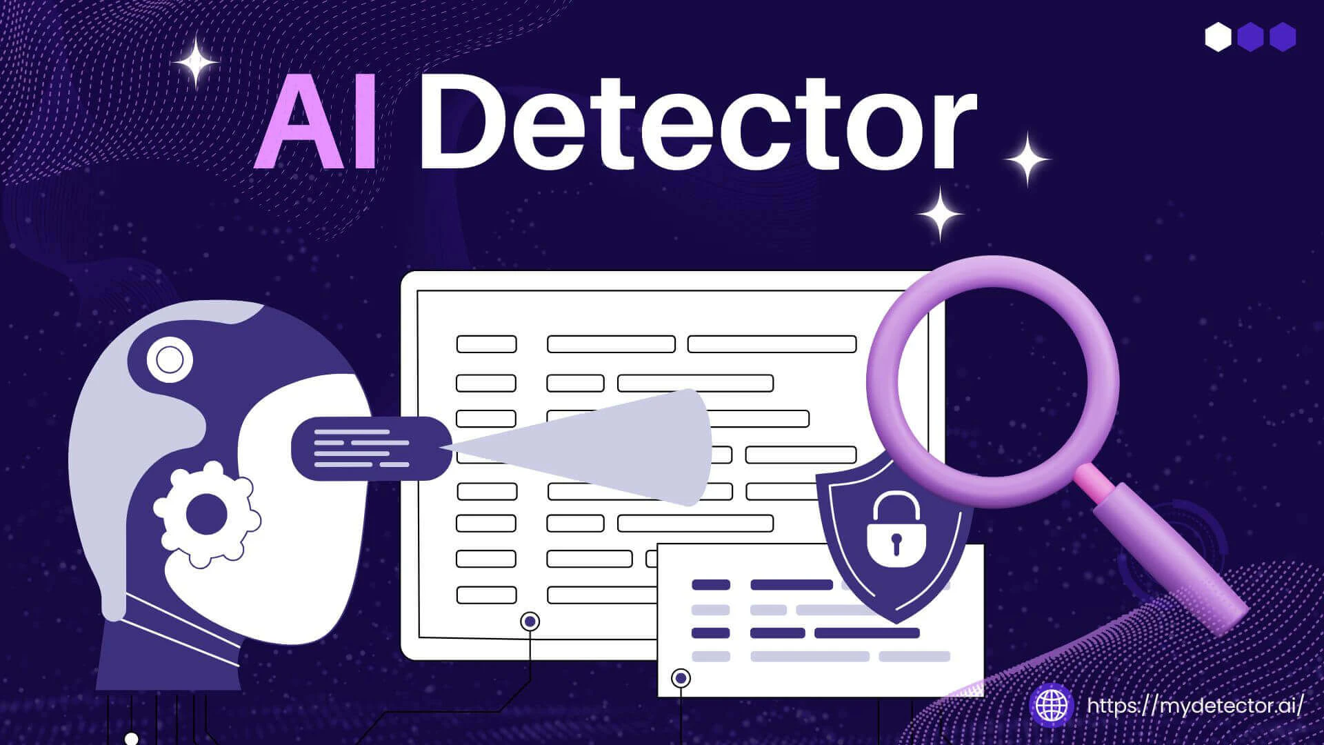 Mydetectorai AI detector interface overview