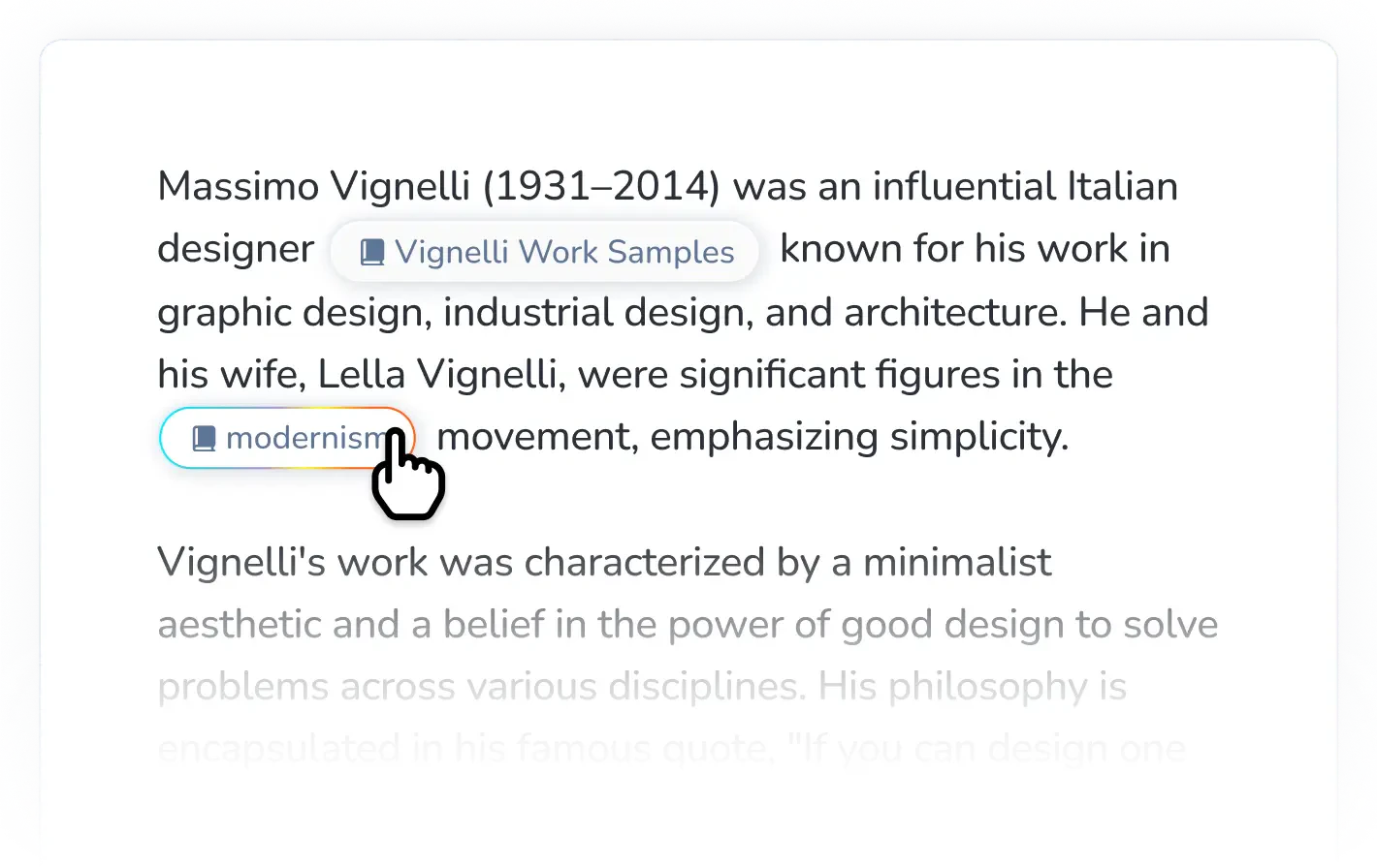 Mymind bidirectional linking use case