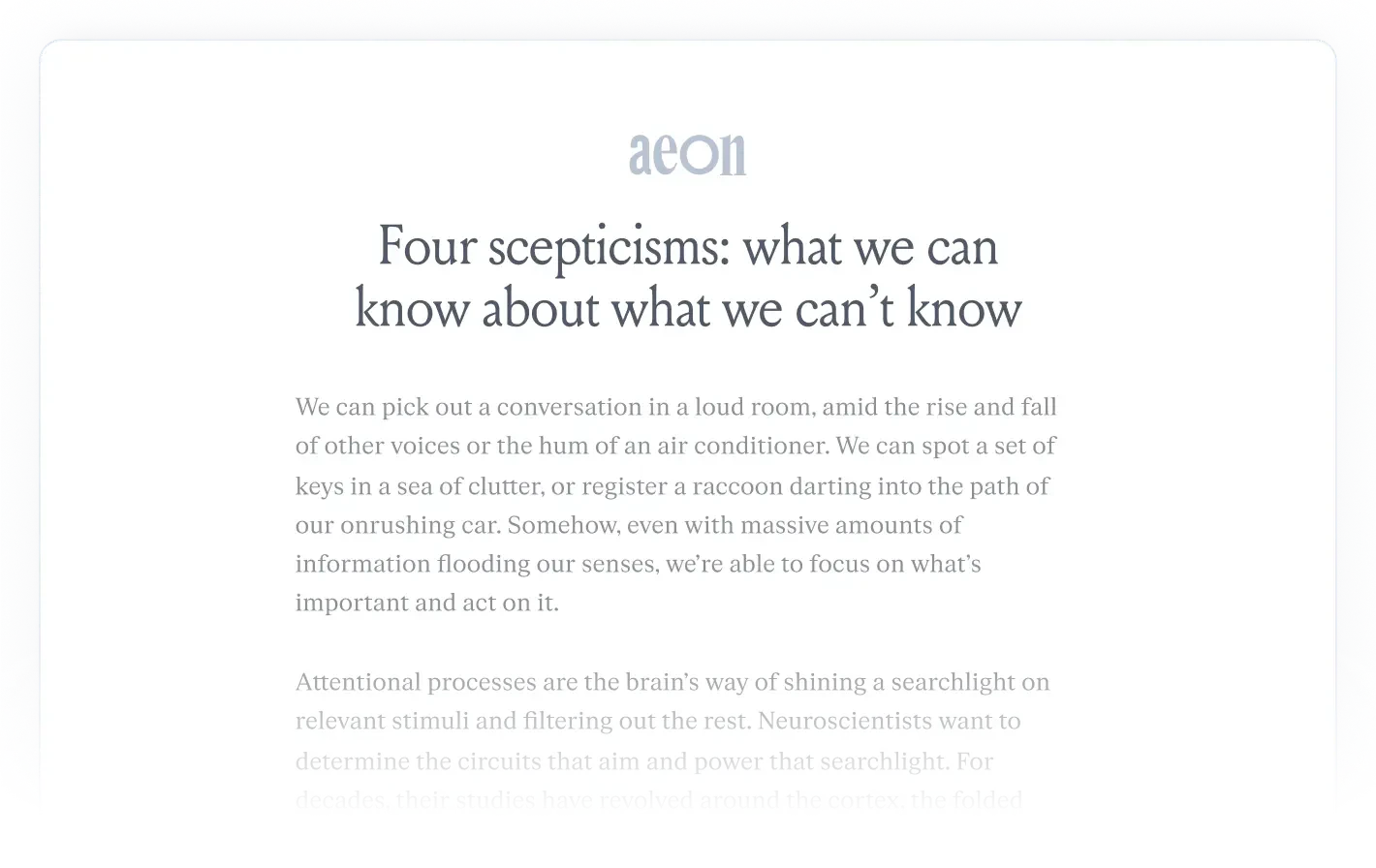 Mymind reading without distractions scenario