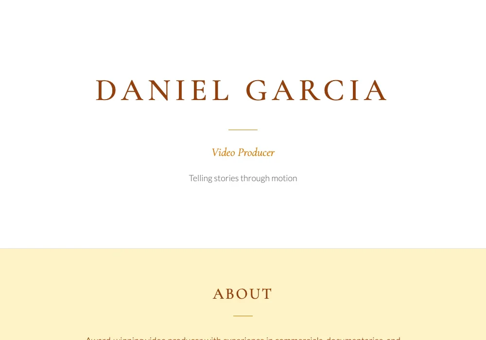 Myrefolio elegant template user scenario image