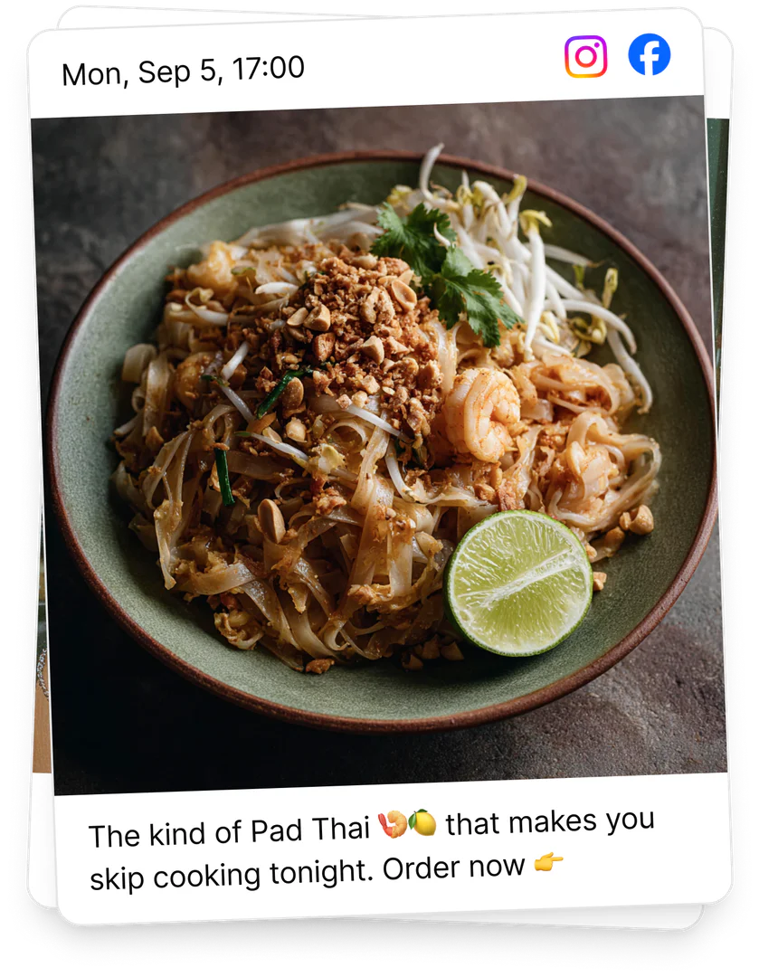 Mysiteai automated social media post example