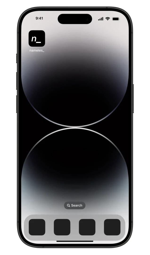 Nameles app feature demonstration