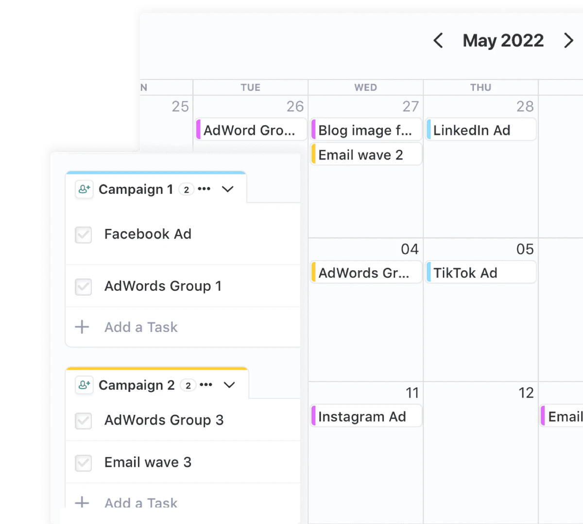 Nifty marketing team collaboration example