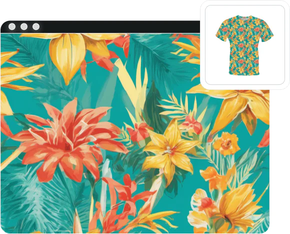 Niiaai product overview with apparel designs