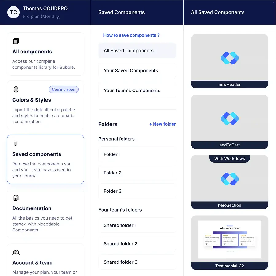 Nocodable-components user scenario image
