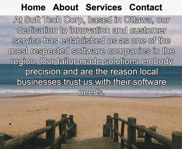 Nocodesitesai use case example for a company website