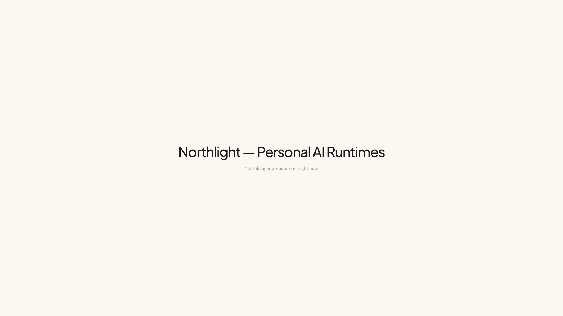 Northlightai website screenshot showing -- interface and features