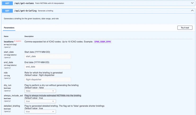 Notamify API integration example