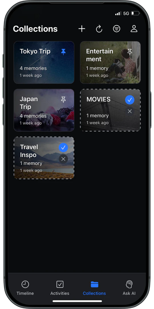 NoteDock notification about restaurant reservation