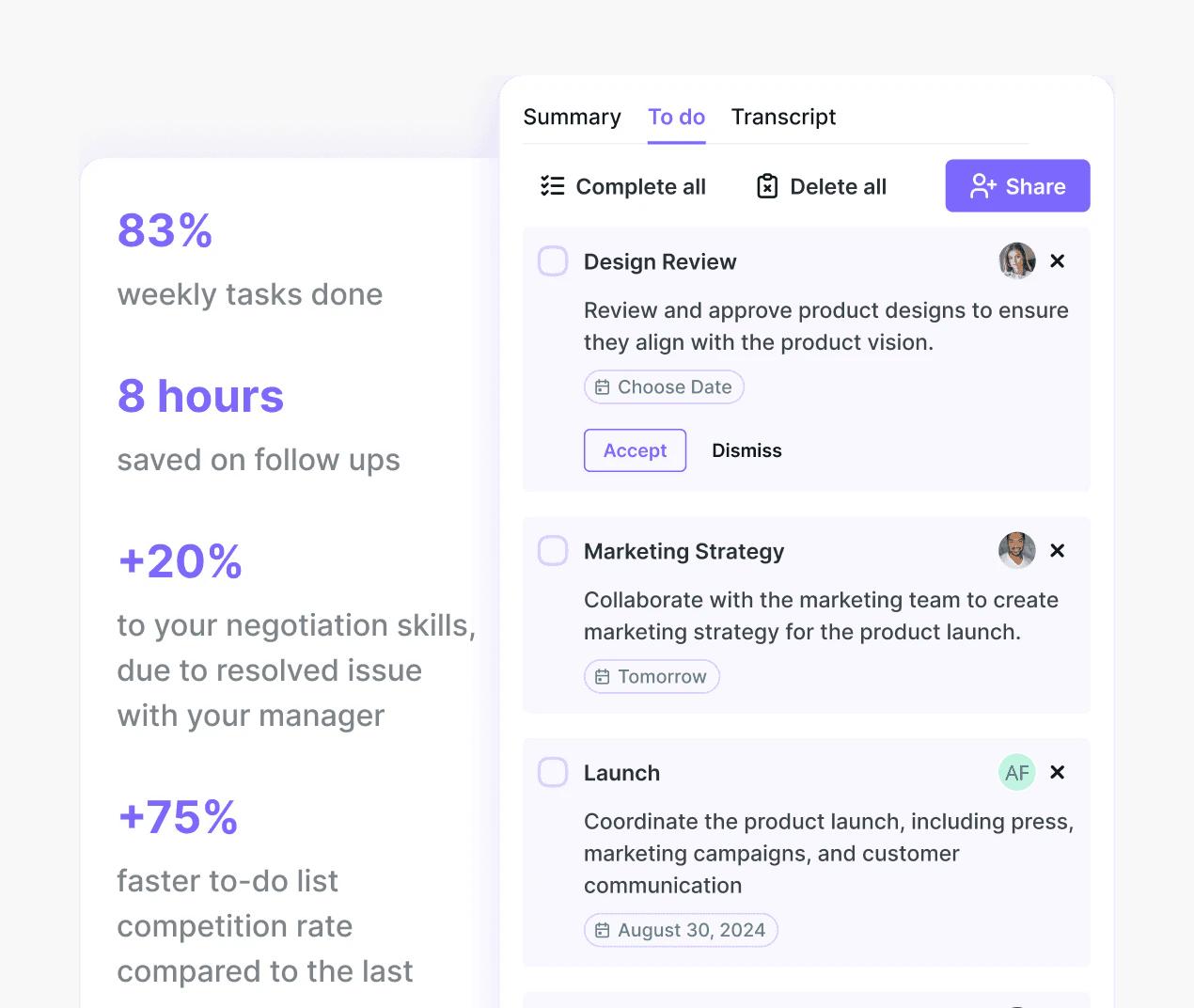 Noty Ai product overview and interface