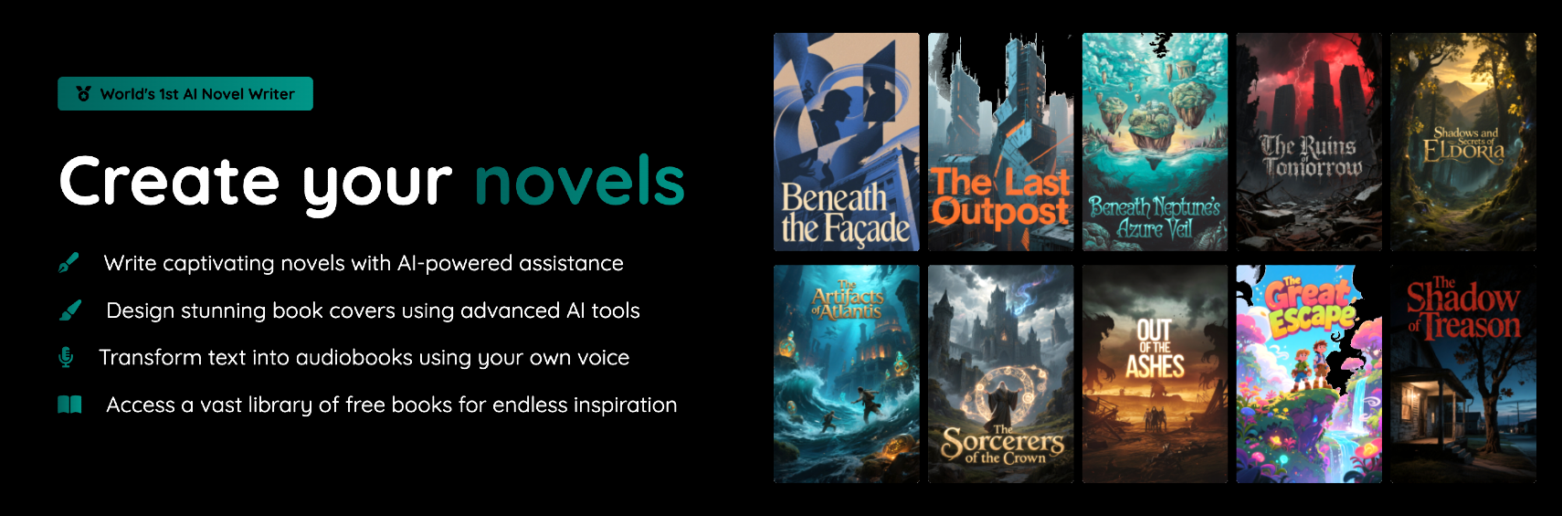 Novelistai screenshot