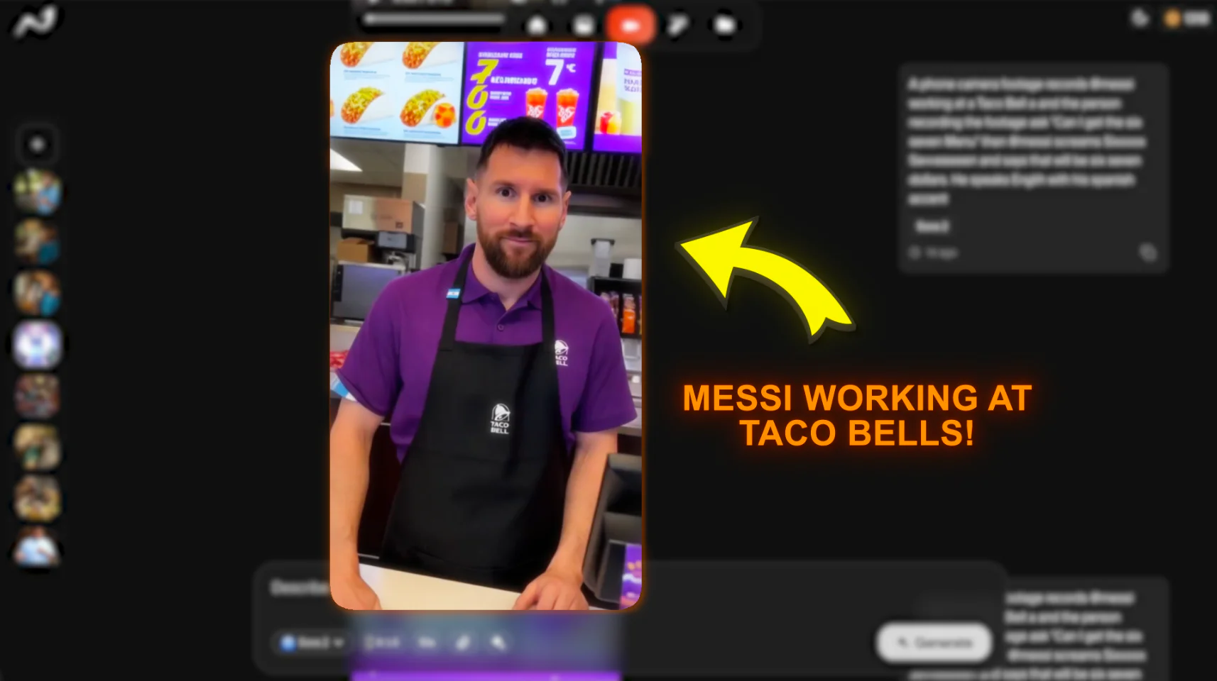 Nsketchai video creation interface