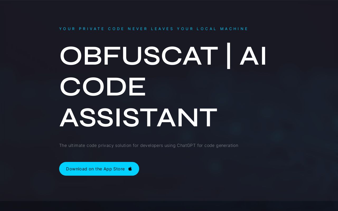 Obfuscat Ai Code Assistant screenshot