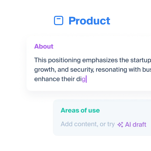 Octopus AI text drafting feature