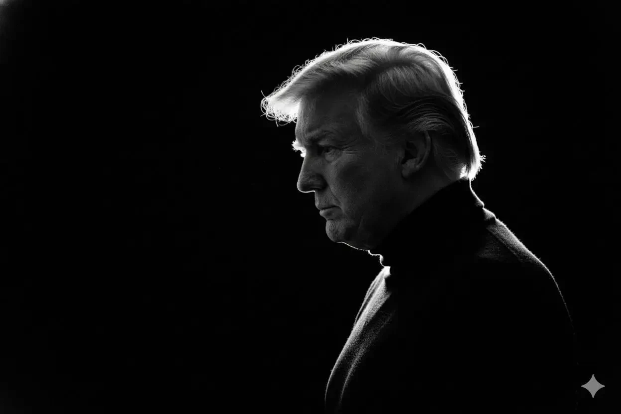 Dramatic silhouette image generated by Oh My Images