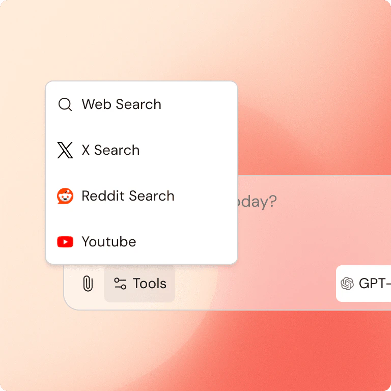 Integrated search tools in Okaraai